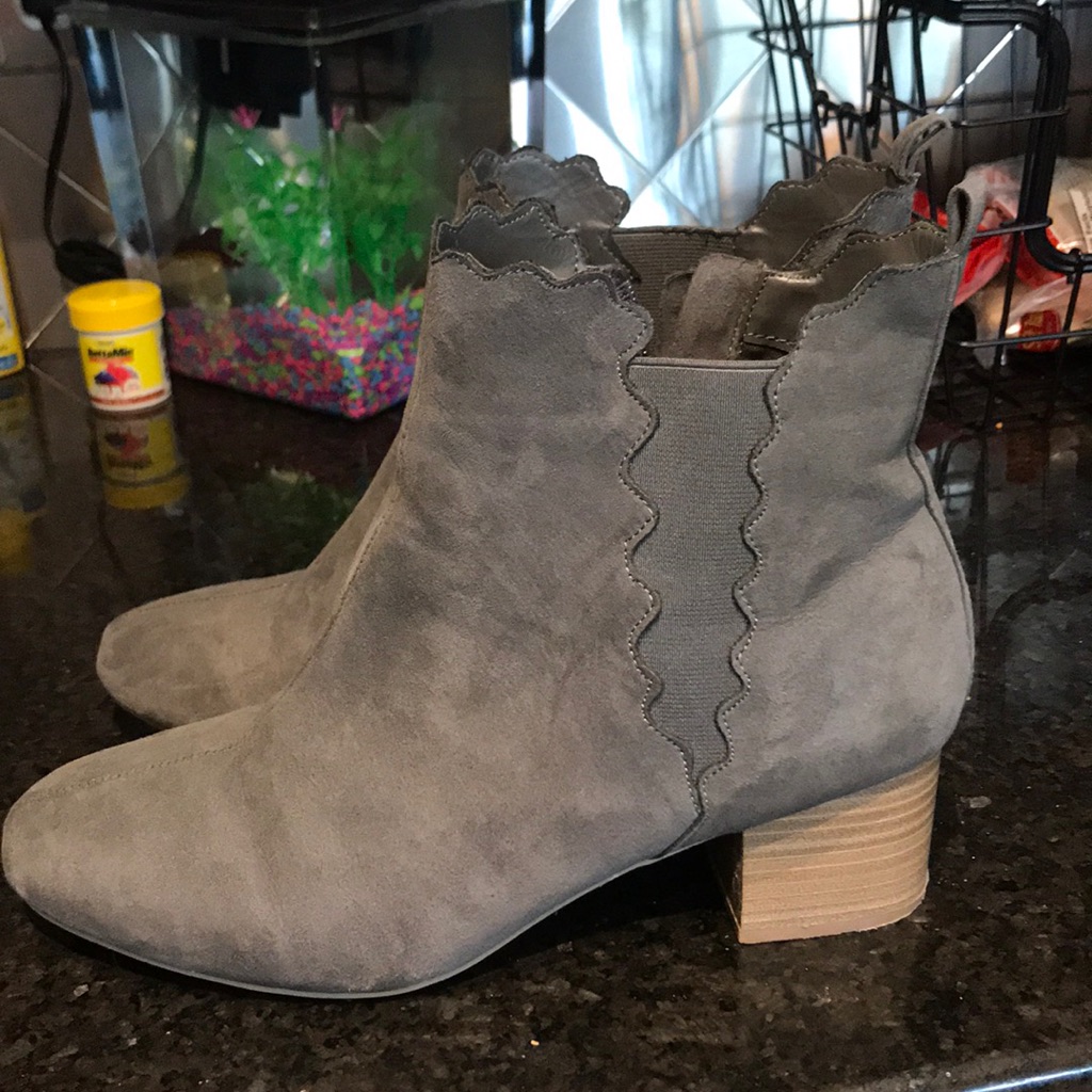 Gray Boots